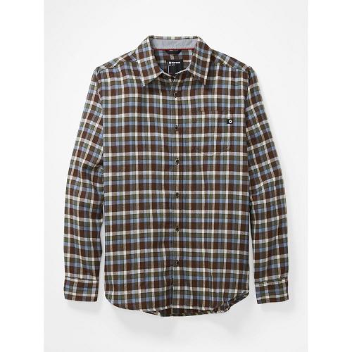 Marmot Clothes Brown NZ - Fairfax Shirts Mens NZ954861